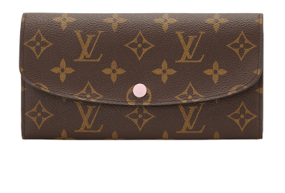 Louis Vuitton Emilie Wallet, &pound;275, Accessories, Brown, Coated Canvas, Front view